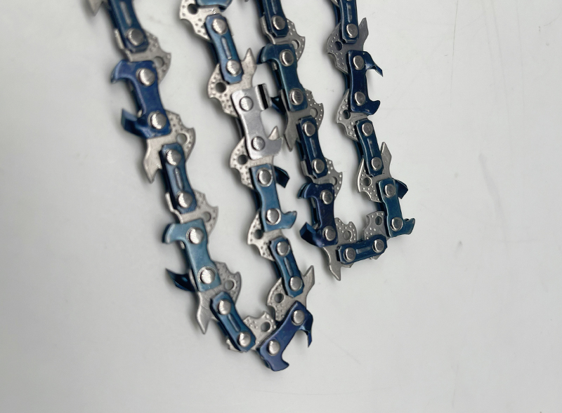 Self grinding chain of electric saw