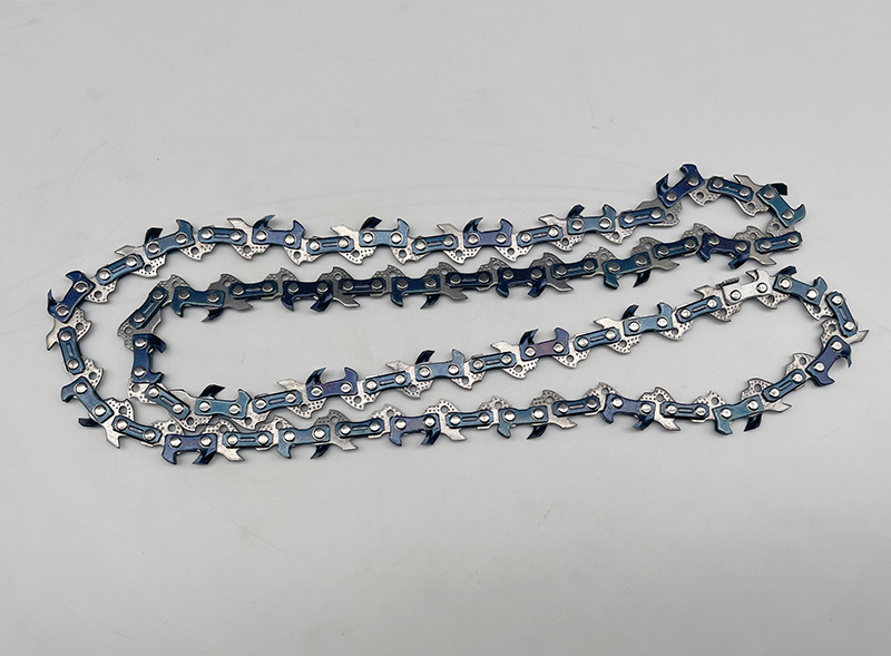 Self grinding chain of electric saw