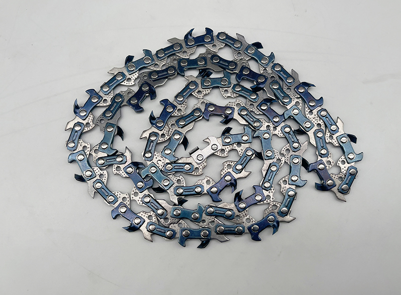 Self grinding chain of electric saw