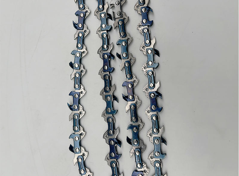 Self grinding chain of electric saw